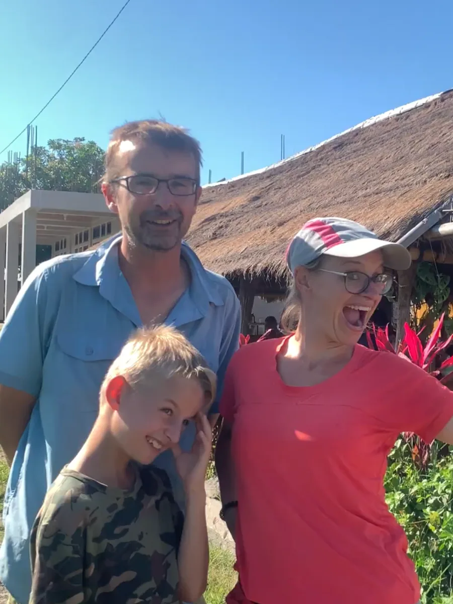 Christophe and family