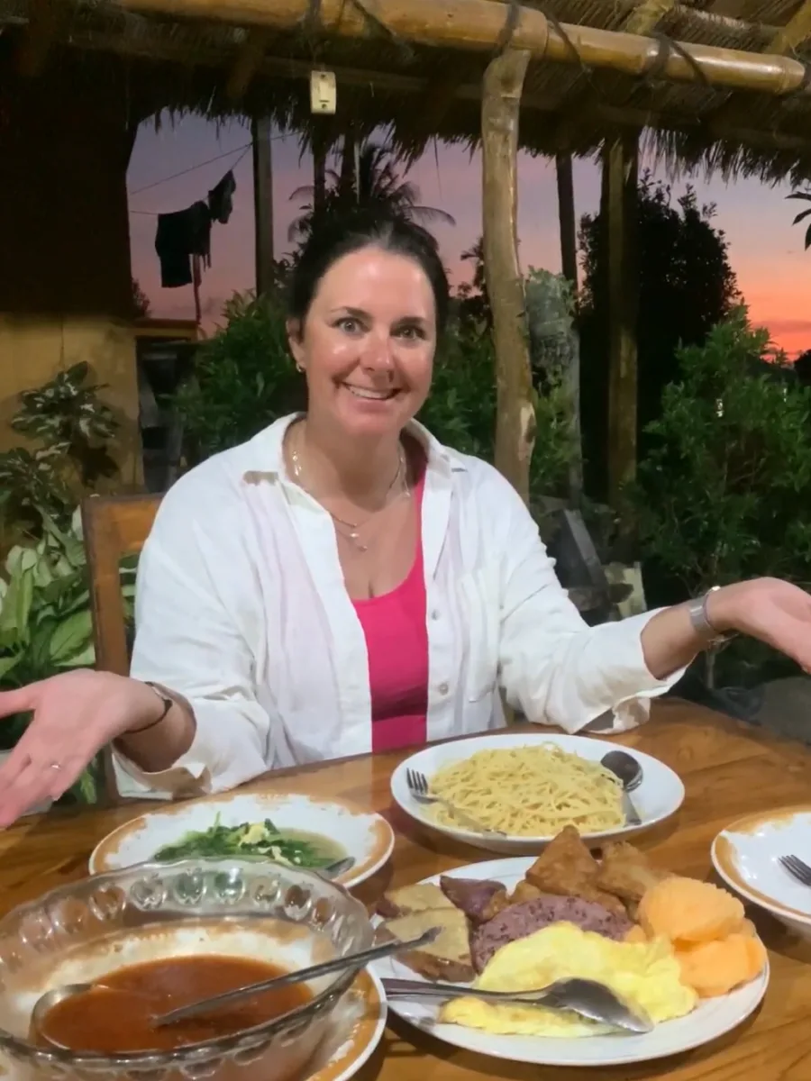 Iris from Germany - Vegetarian dinner