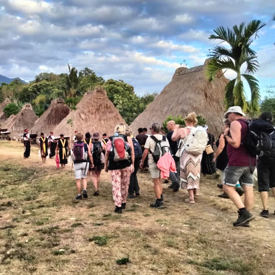 Exploring the iconic and peaceful grounds of the traditional village.