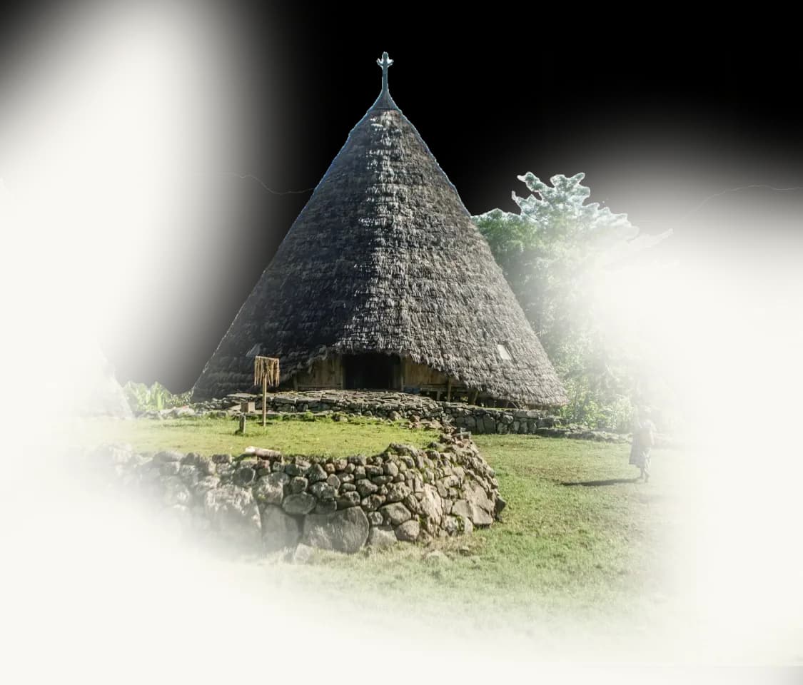 Arrival at Waerebo Village