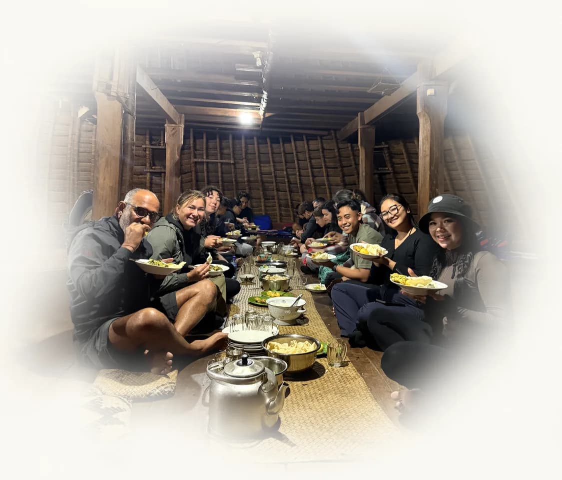 Lunch at Waerebo Village