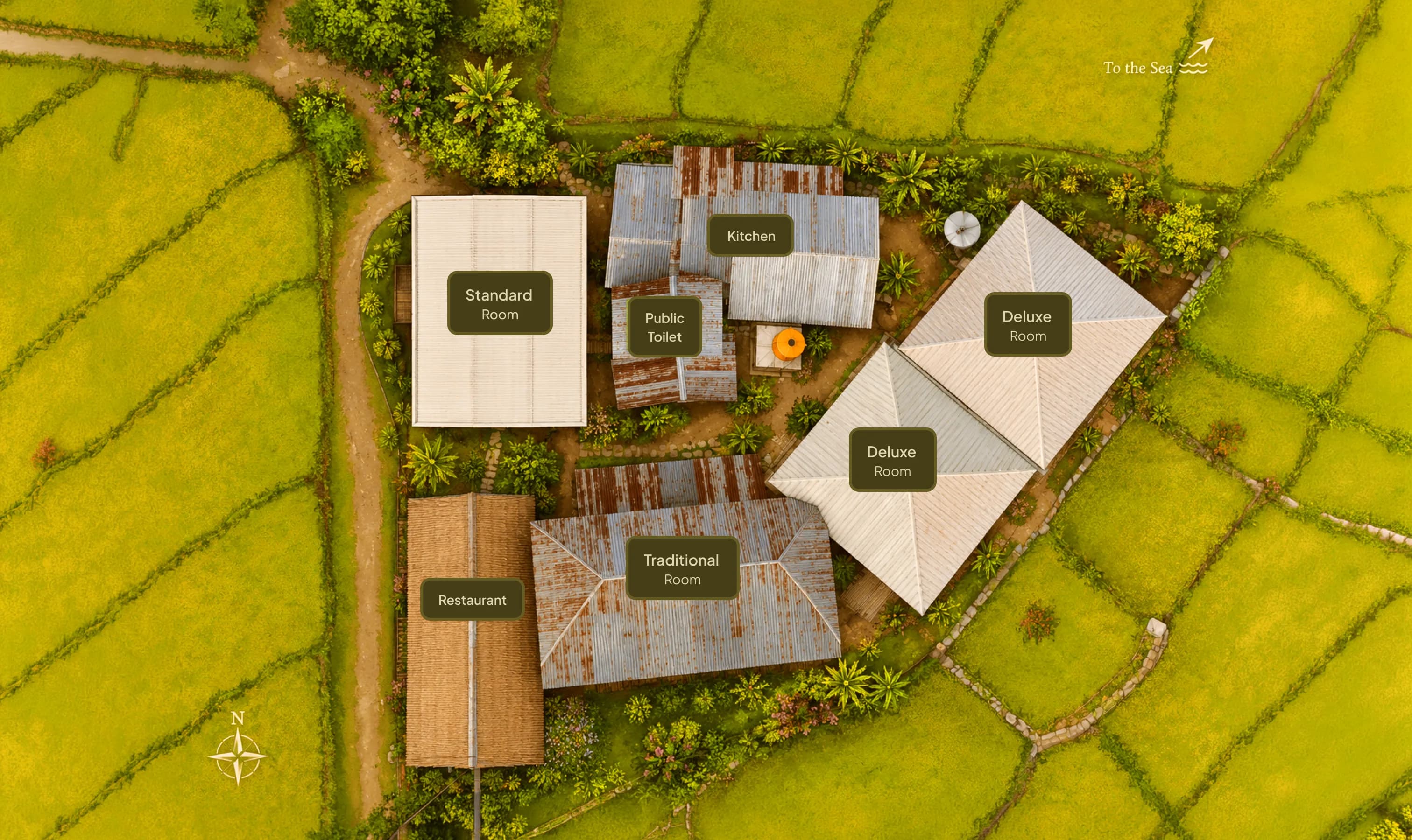 Waerebo Lodge map and directions